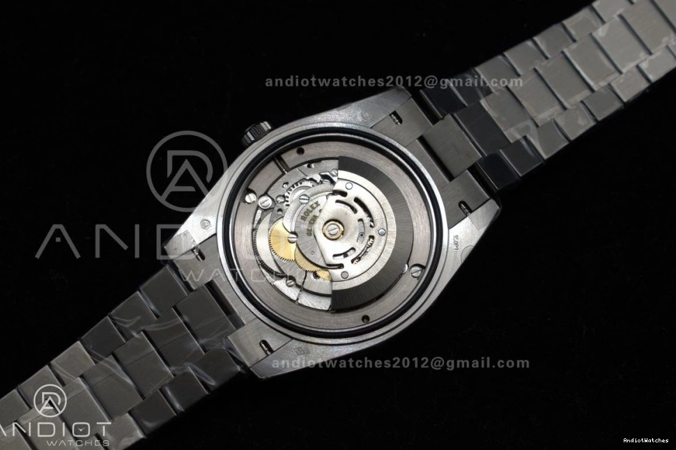 Bright 718 GSF Bracelet Black Weight 40 Gain on Crystal DayDate Dial SS President A 0316